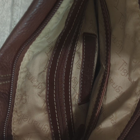 Tignanello Brown and Yellow Crossbody Bag - Picture 5 of 6